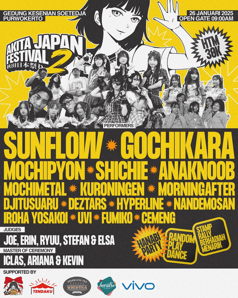 Poster Akita Japan Fest VOL 2